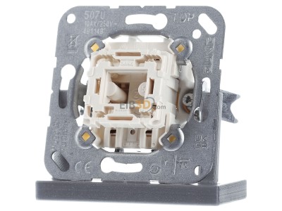 Front view Jung 507 U Intermediate switch (4-way switch) 
