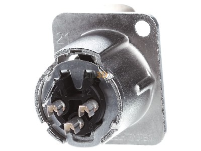 Back view Jung CXLR-D Basic element with housing top XLR 
