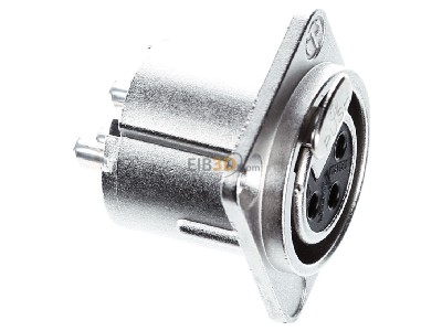 View top left Jung CXLR-D Basic element with housing top XLR 

