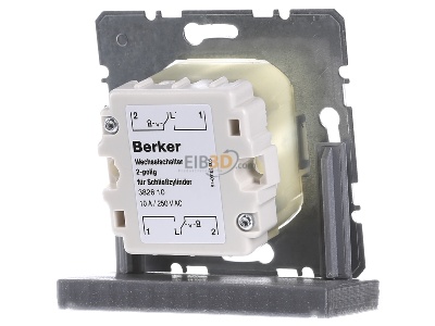 Back view Berker 382610 Off switch 2x1-pole surface mounted 
