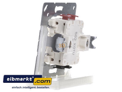 View on the right Jung 502 KOTU 2-pole switch flush mounted - 
