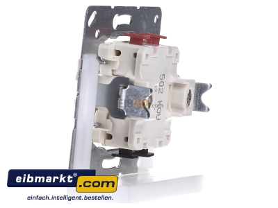 View on the right Jung 502 KOU 2-pole switch flush mounted - 
