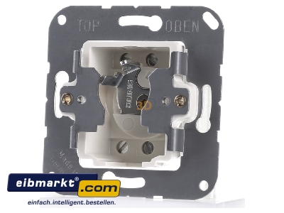 Front view Jung 104.28 2-pole switch for roller shutter 
