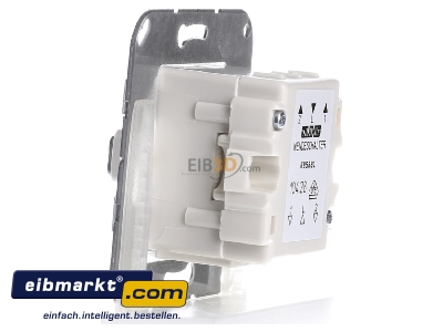 View on the right Jung 104.28 2-pole switch for roller shutter 
