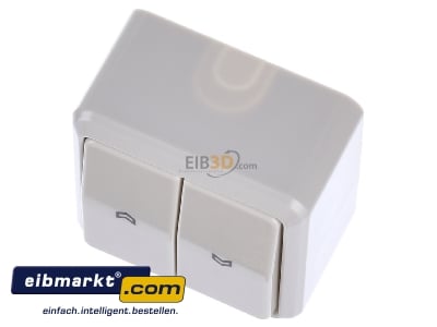 View up front Jung 609 VA 1-pole switch for roller shutter
