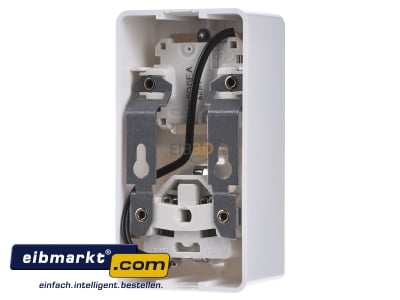 Back view Jung 676 A WW Combination switch/wall socket outlet
