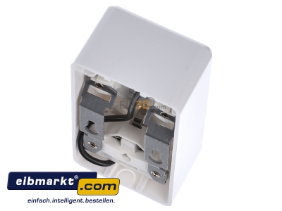 Top rear view Jung 676 A WW Combination switch/wall socket outlet
