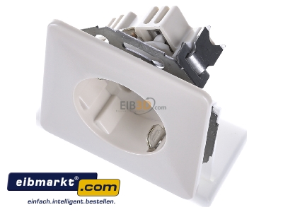 Ansicht oben vorne Jung 520-45 SCHUKO-Steckdose ws 16A 250V 45Grad 