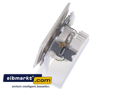 Ansicht oben rechts Jung 520-45 SCHUKO-Steckdose ws 16A 250V 45Grad 