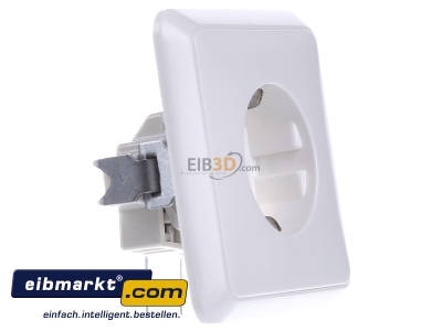 View on the left Jung 5520 KI WW Socket outlet protective contact white
