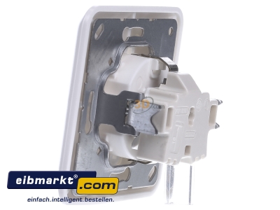 View on the right Jung 5520 KI WW Socket outlet protective contact white
