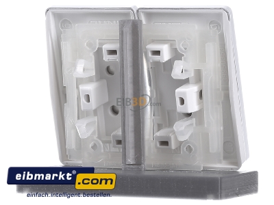 Back view Jung SL595WW Cover plate for switch/push button white

