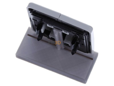 Top rear view Jung CD 595 GR Cover plate for switch/push button 
