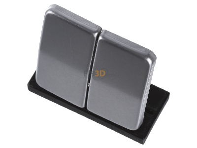 View up front Jung CD 595 PT Cover plate for switch/push button 

