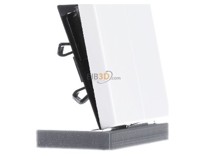 View on the left Jung A 595 WW Cover plate for switch/push button white 

