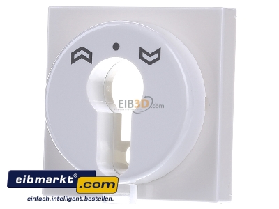 Frontansicht Jung A 528 PL WW Abdeckung aws f�r Schl�sselschalt. 