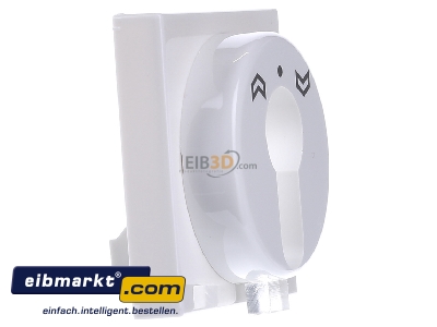 Ansicht links Jung A 528 PL WW Abdeckung aws f�r Schl�sselschalt. 