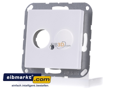 Frontansicht Jung A 562 WW Abdeckung aws f�r 2 Kleinst.Dosen 