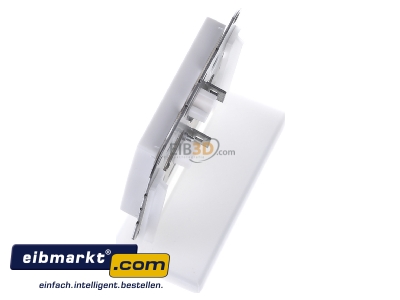 Ansicht oben rechts Jung A 562 WW Abdeckung aws f�r 2 Kleinst.Dosen 
