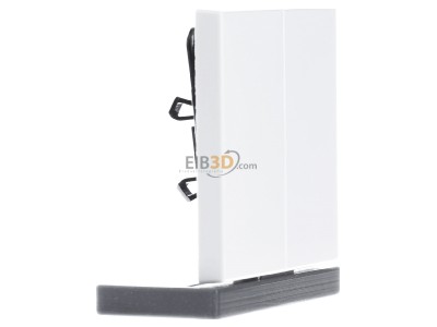 View on the left Jung LS 995 WW Cover plate for switch/push button white 
