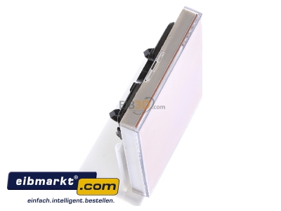 Ansicht oben links Jung LS990NAGL Wippe Schriftfeld fr transp.Abdeckung LS 990 NAGL