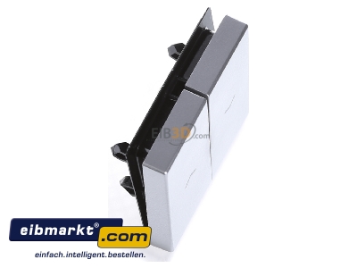 Ansicht oben links Jung A 595 P AL Wippe Symbole alu f�r Jal.Wippschalter 