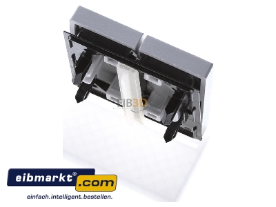 Ansicht oben hinten Jung A 595 P AL Wippe Symbole alu f�r Jal.Wippschalter 