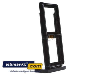 View on the left Jung CD 582 SW Frame 2-gang black - 
