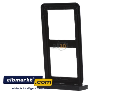 Back view Jung CD 582 SW Frame 2-gang black - 
