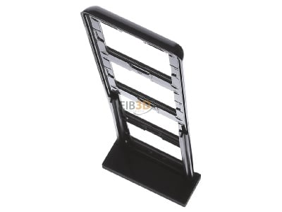 Top rear view Jung CD 584 SW Frame 4-gang black 
