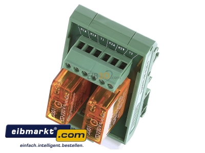 View up front Jung TR-S REG Isolator relay venetian blind 4A 

