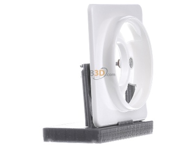 View on the left Jung CD 537 WW Cover plate for switch white 
