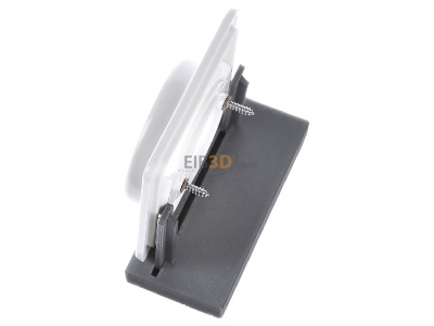 View top right Jung CD 537 WW Cover plate for switch white 
