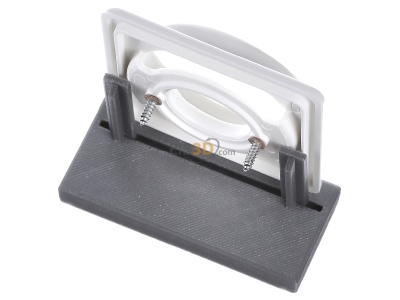 Top rear view Jung CD 537 WW Cover plate for switch white 

