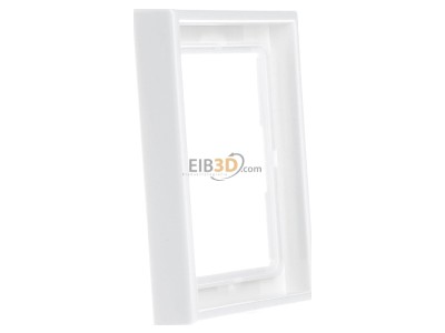 View on the left Jung LS 981 WW Frame 1-fold, horizontal/vertical, alpine white, 
