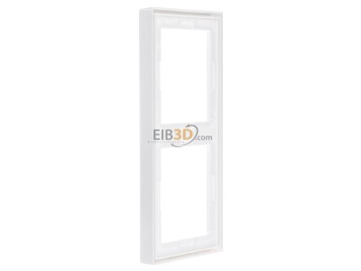 View on the right Jung LS 982 WW Frame 2-fold, horizontal/vertical, alpine white, 
