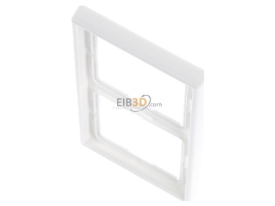 View up front Jung LS 982 WW Frame 2-fold, horizontal/vertical, alpine white, 
