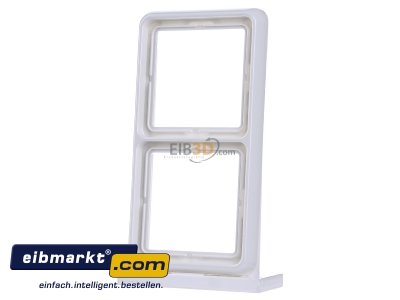 Front view Jung CD 582 WW Frame 2-gang white - 
