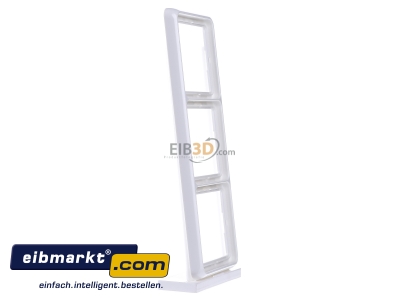 View on the left Jung CD 583 WW Frame 3-gang white - 
