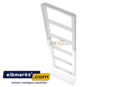 Top rear view Jung CD 585 WW Frame 5-gang white 
