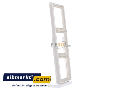 View on the left Jung CD 583 W Frame 3-gang cream white - 
