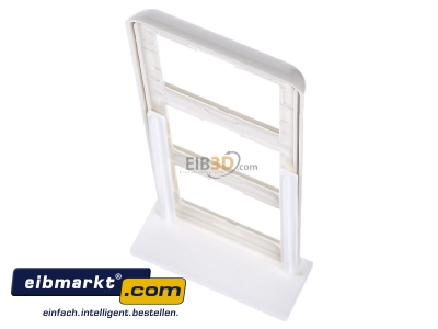 Top rear view Jung CD 583 W Frame 3-gang cream white - 
