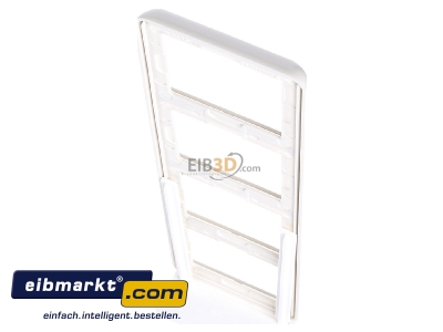 Top rear view Jung CD 584 W Frame 4-gang cream white - 
