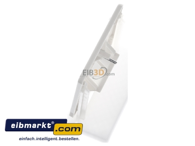 Ansicht oben rechts Jung 569-2 NAUA Abdeckung Schriftfeld ws f�r IAE/UAE-Dose 