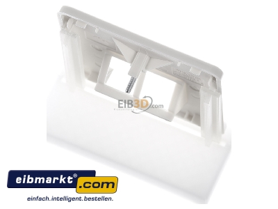 Ansicht oben hinten Jung 569-2 NAUA Abdeckung Schriftfeld ws f�r IAE/UAE-Dose 