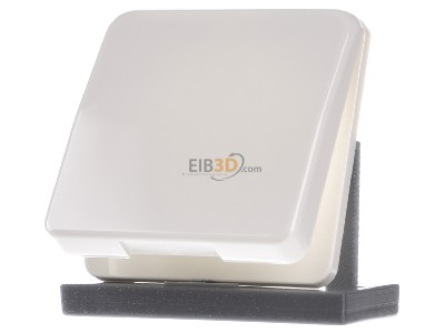 Frontansicht Jung CD 590 BFKL Klappdeckel ws mit R�ckstellfeder 
