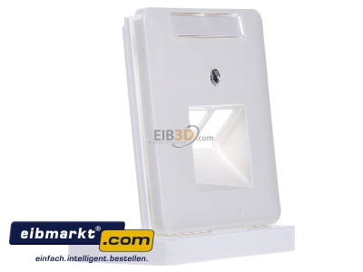 Ansicht links Jung CD 569-2 NAUA WW Abdeckung Schriftfeld aws f�r IAE/UAE-Dose 