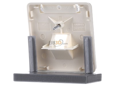 Ansicht hinten Jung 569-1 NAUA Abdeckung Schriftfeld ws f�r IAE/UAE-Dose 