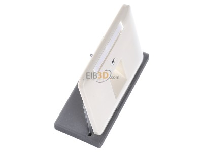 Ansicht oben links Jung 569-1 NAUA Abdeckung Schriftfeld ws f�r IAE/UAE-Dose 