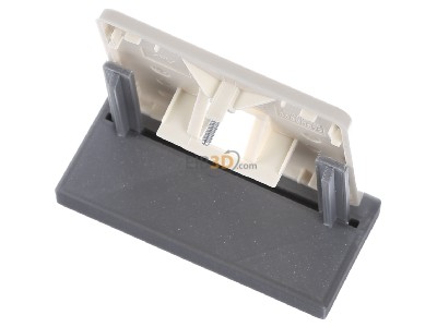 Ansicht oben hinten Jung 569-1 NAUA Abdeckung Schriftfeld ws f�r IAE/UAE-Dose 